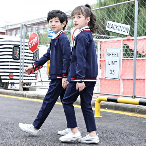 童装校服幼儿园园服小学生班服中学生校服男女生运动服2020新款 两件套