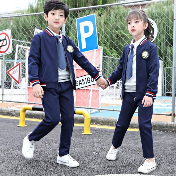 童装校服幼儿园园服小学生班服中学生校服男女生运动服2020新款 两件套